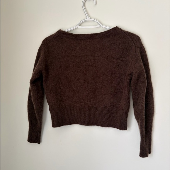 Babaton Chocolate Brown Cashmere Sweater - Picture 4 of 4